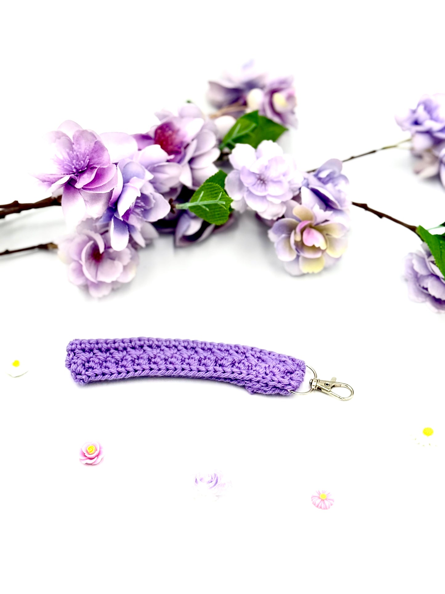 Amethyst Keychain Wristlet