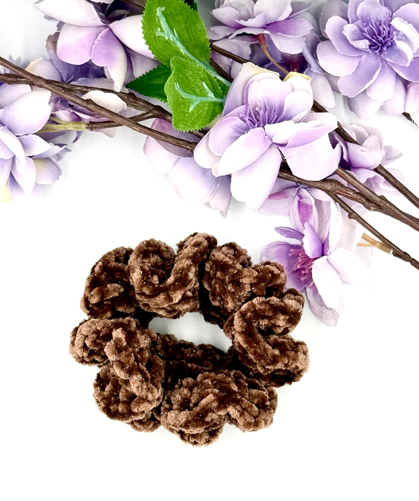 Brown Sugar Sparkle Scrunchie