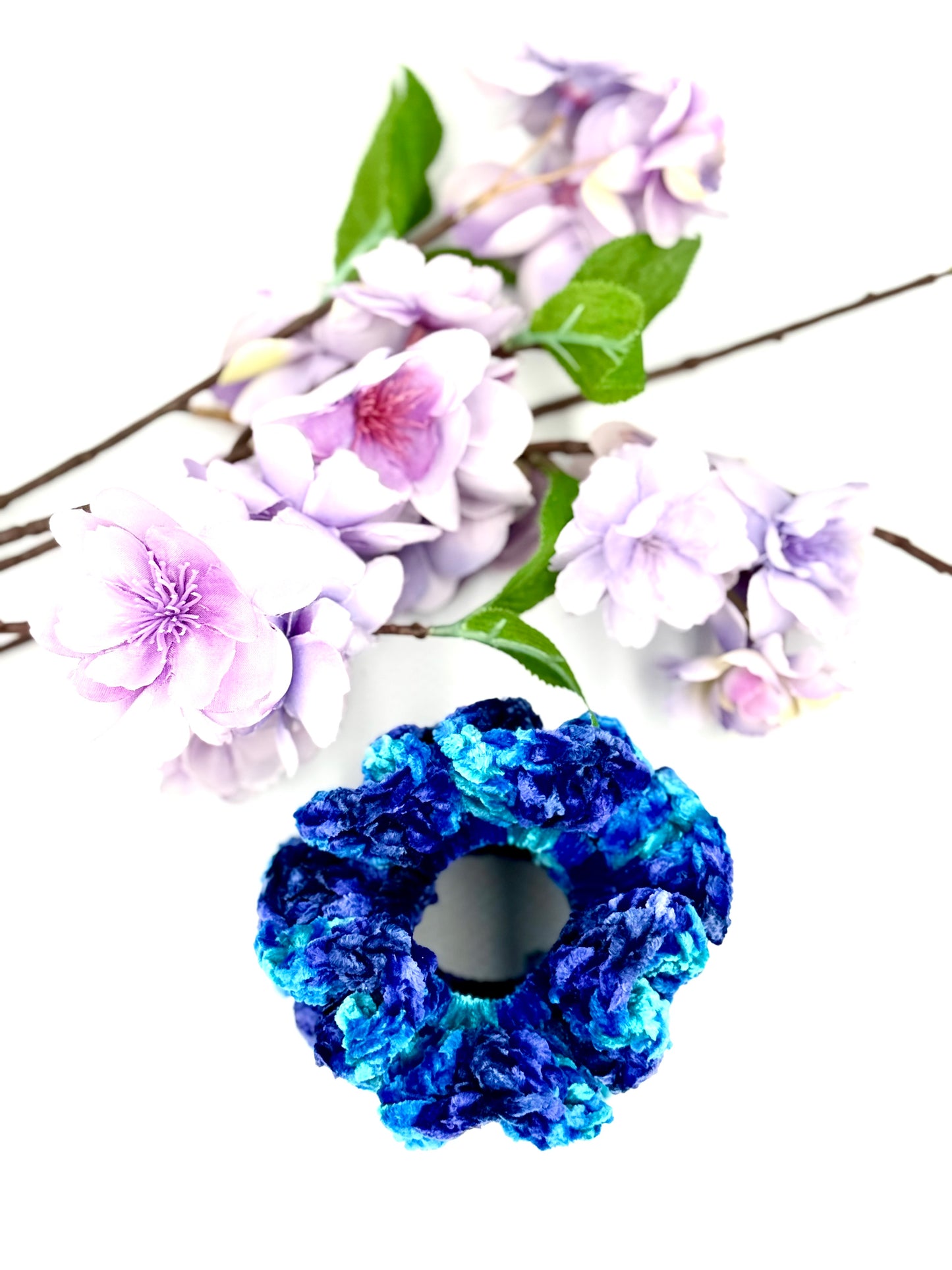 Blue Brilliance Scrunchie