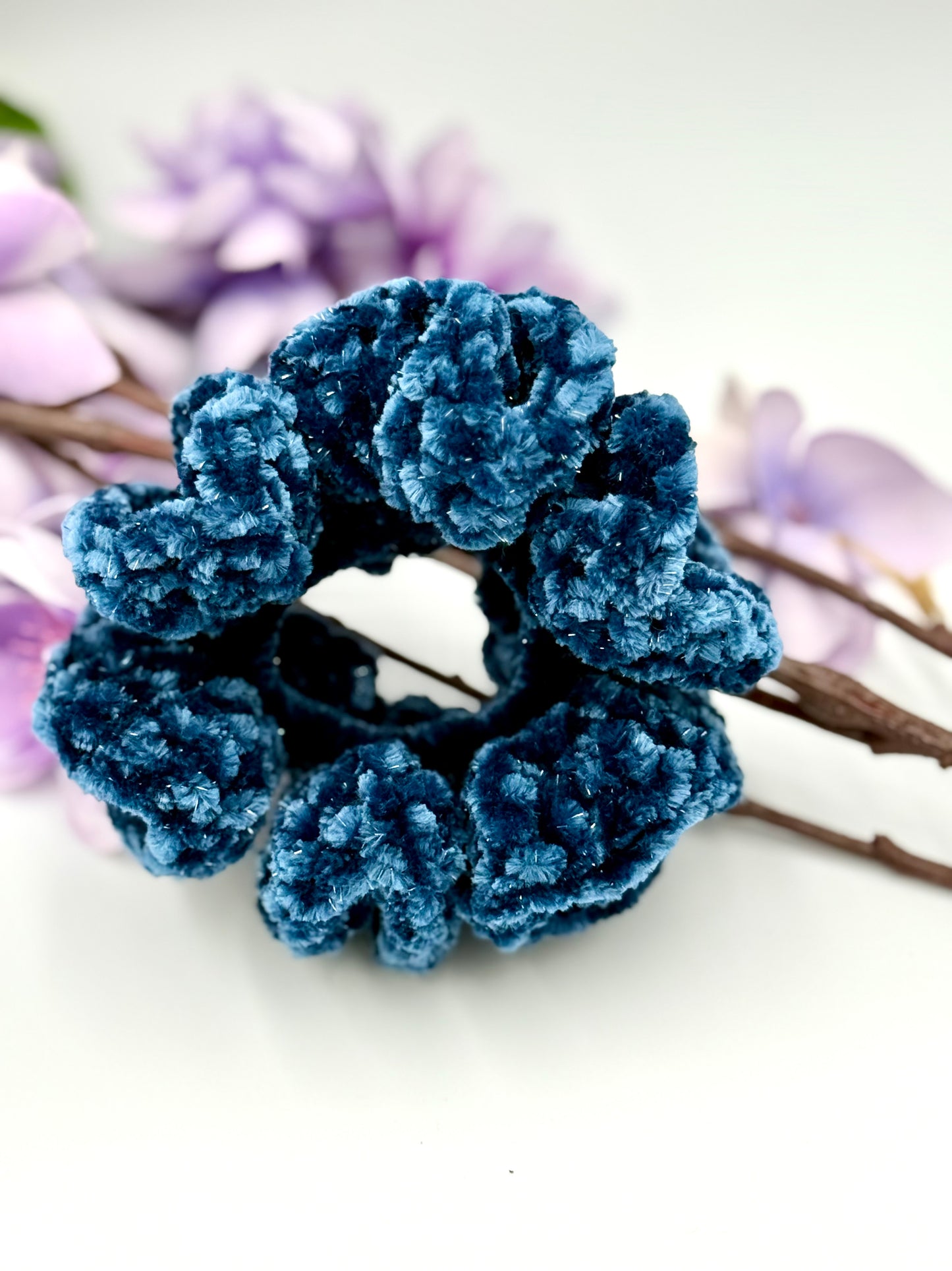 Midnight Sea Sparkle Scrunchie