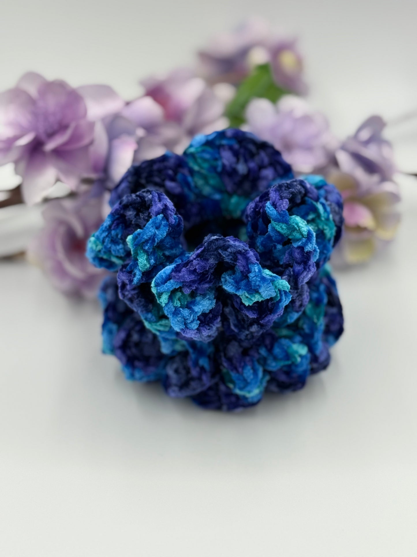 Blue Brilliance Scrunchie