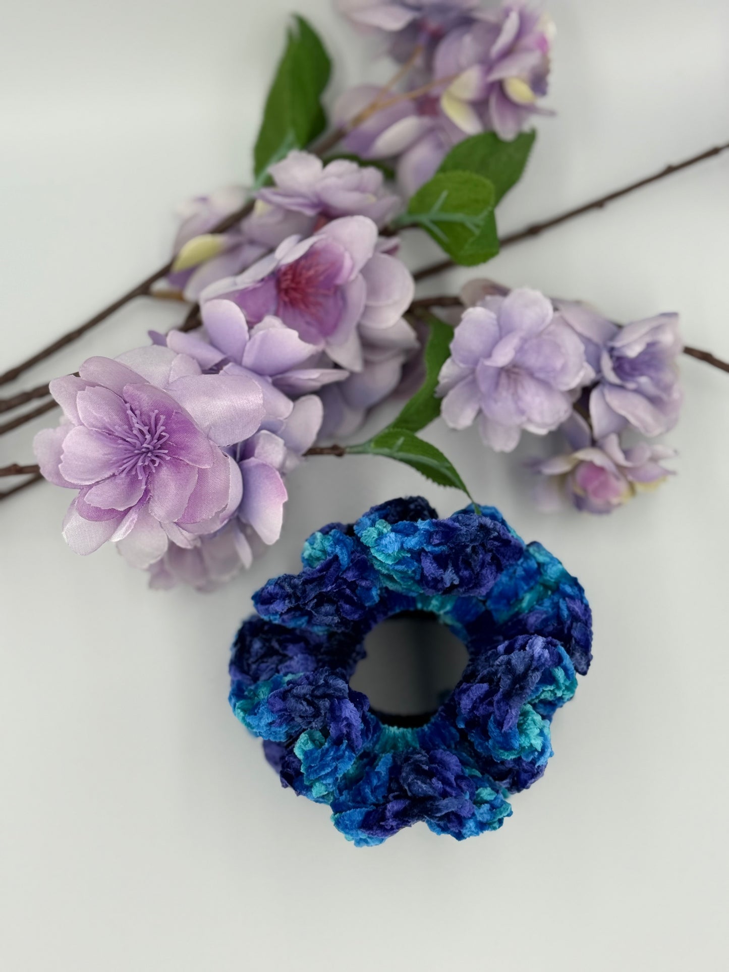 Blue Brilliance Scrunchie