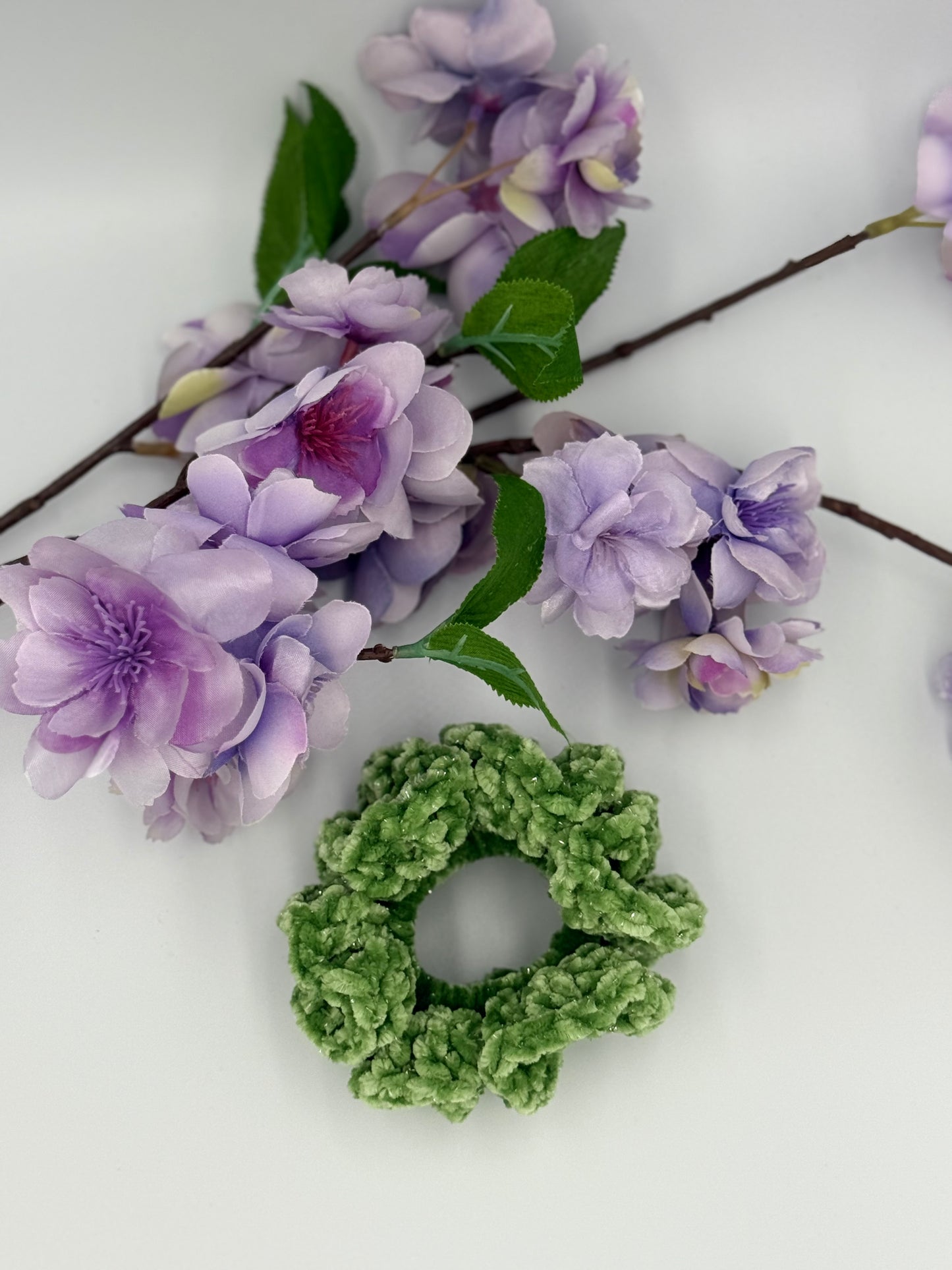 Watercress Sparkle Scrunchie