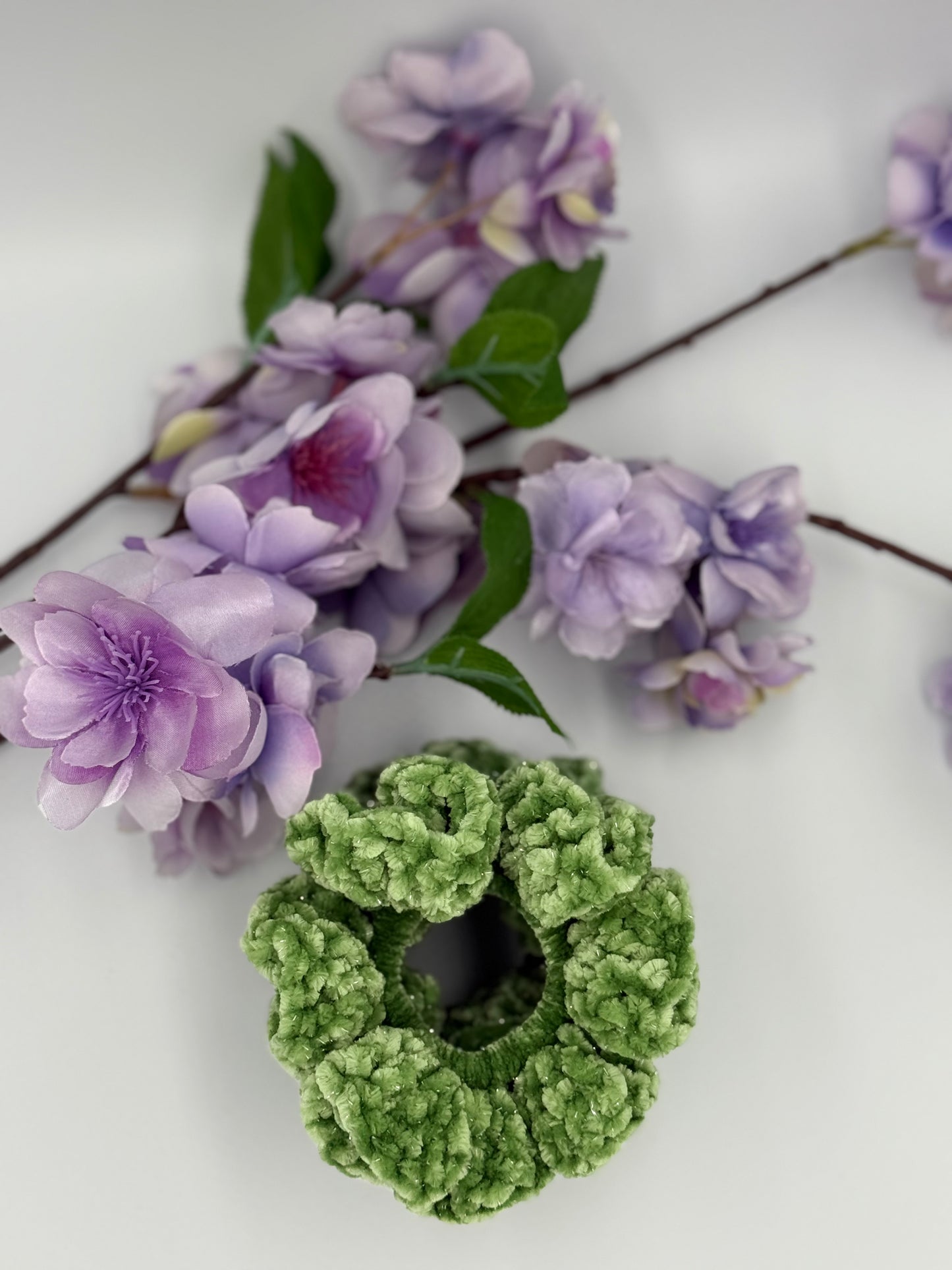 Watercress Sparkle Scrunchie