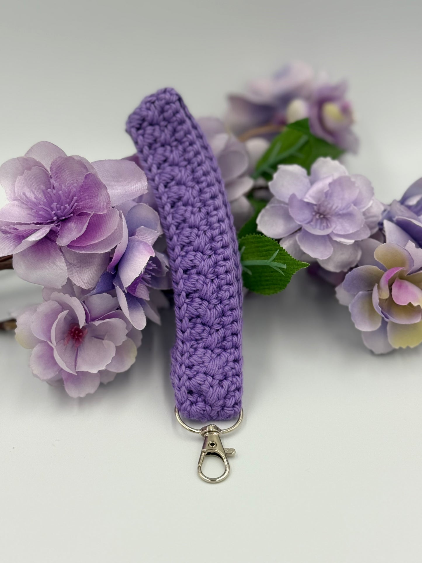 Amethyst Keychain Wristlet
