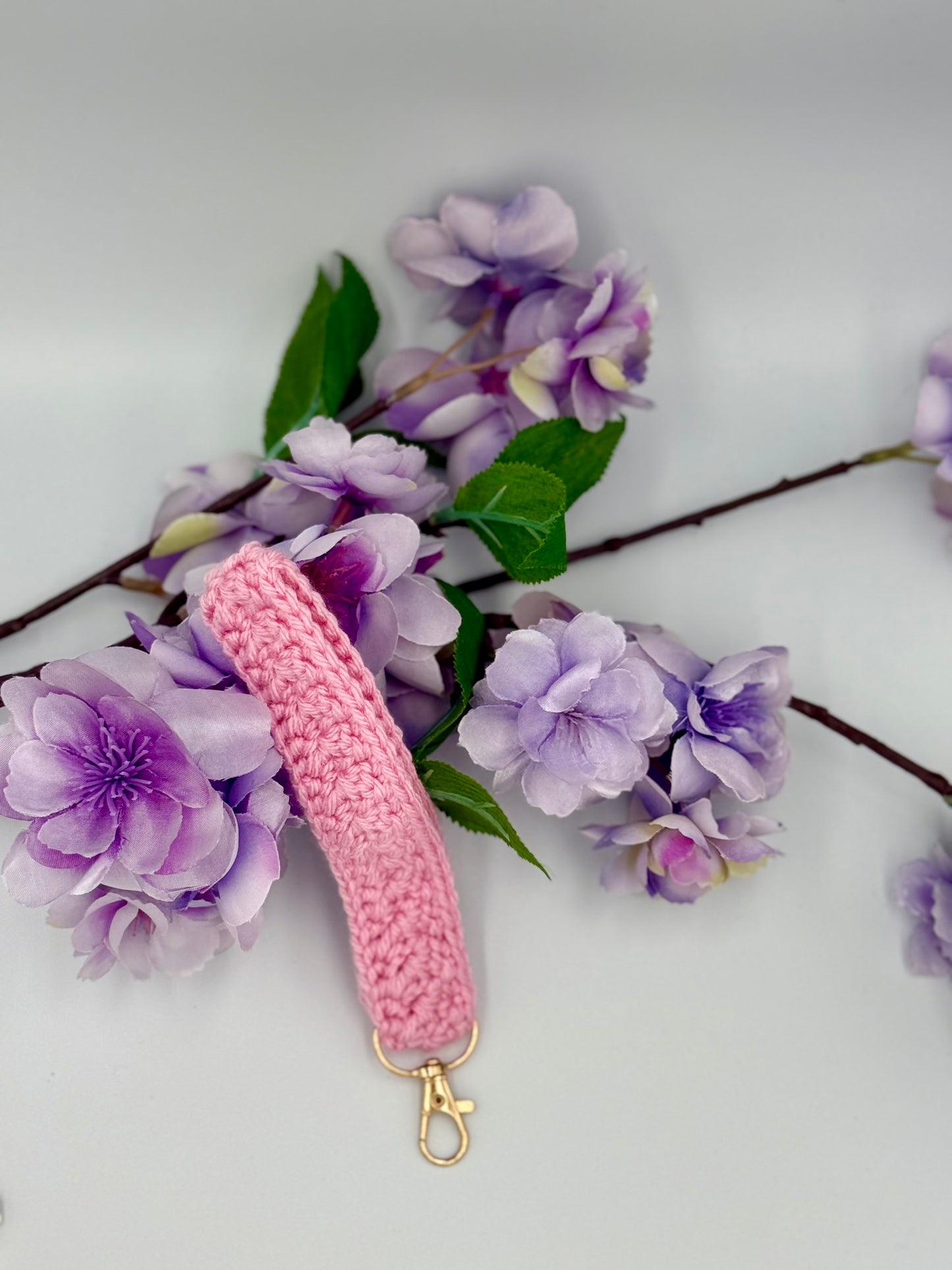 DISCONTINUED Pink Keychain Wristlet