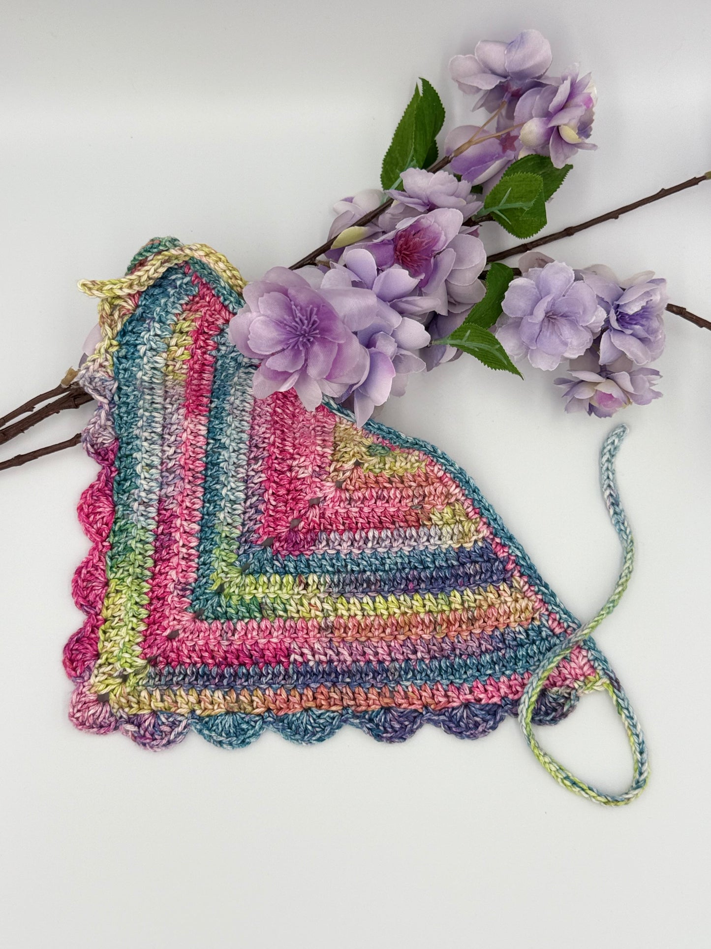Pink, Green, Purple Bandana