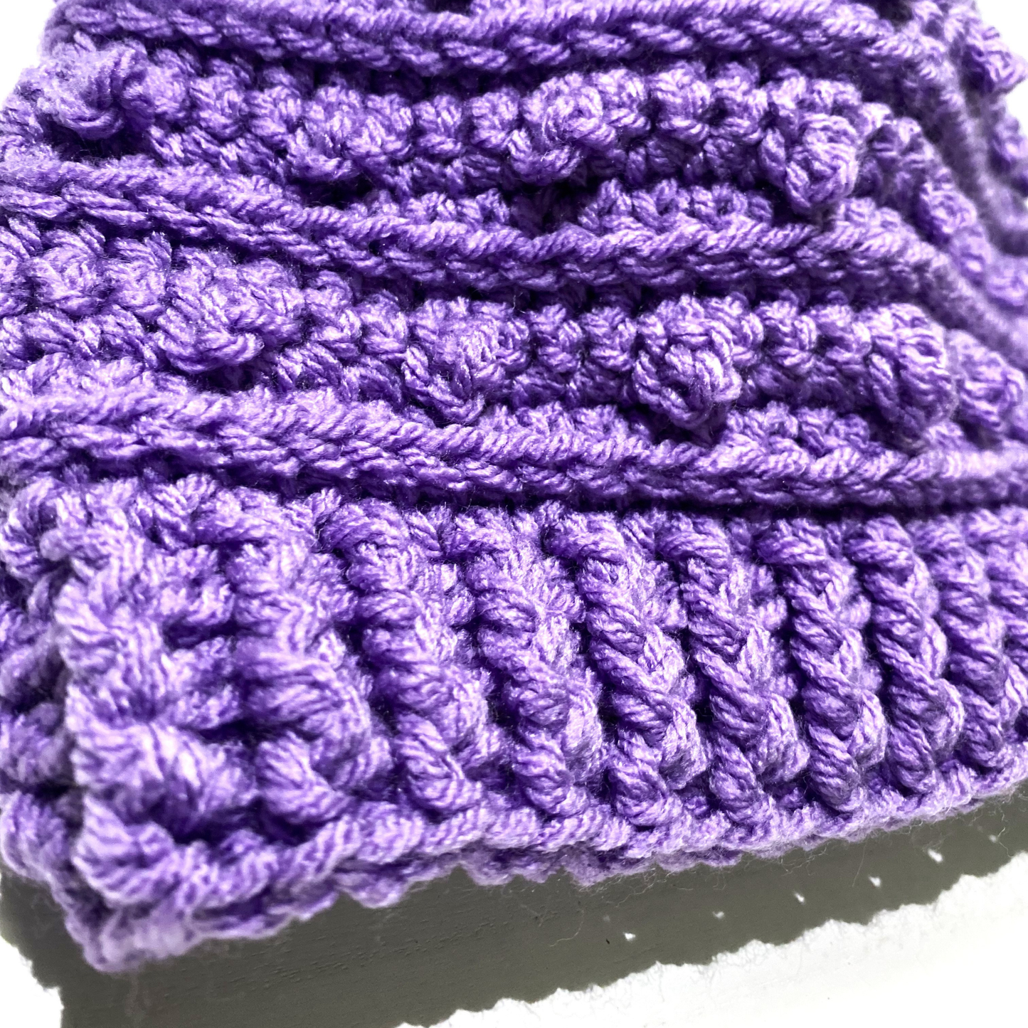 Amethyst Adult Picot Beanie