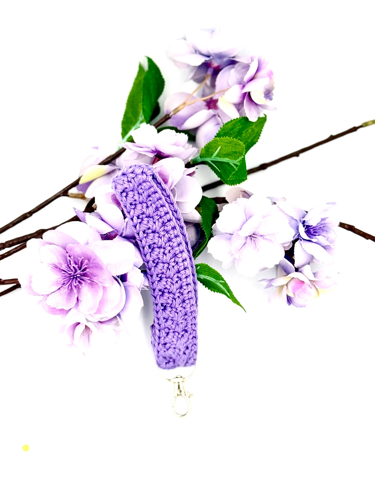 Amethyst Keychain Wristlet
