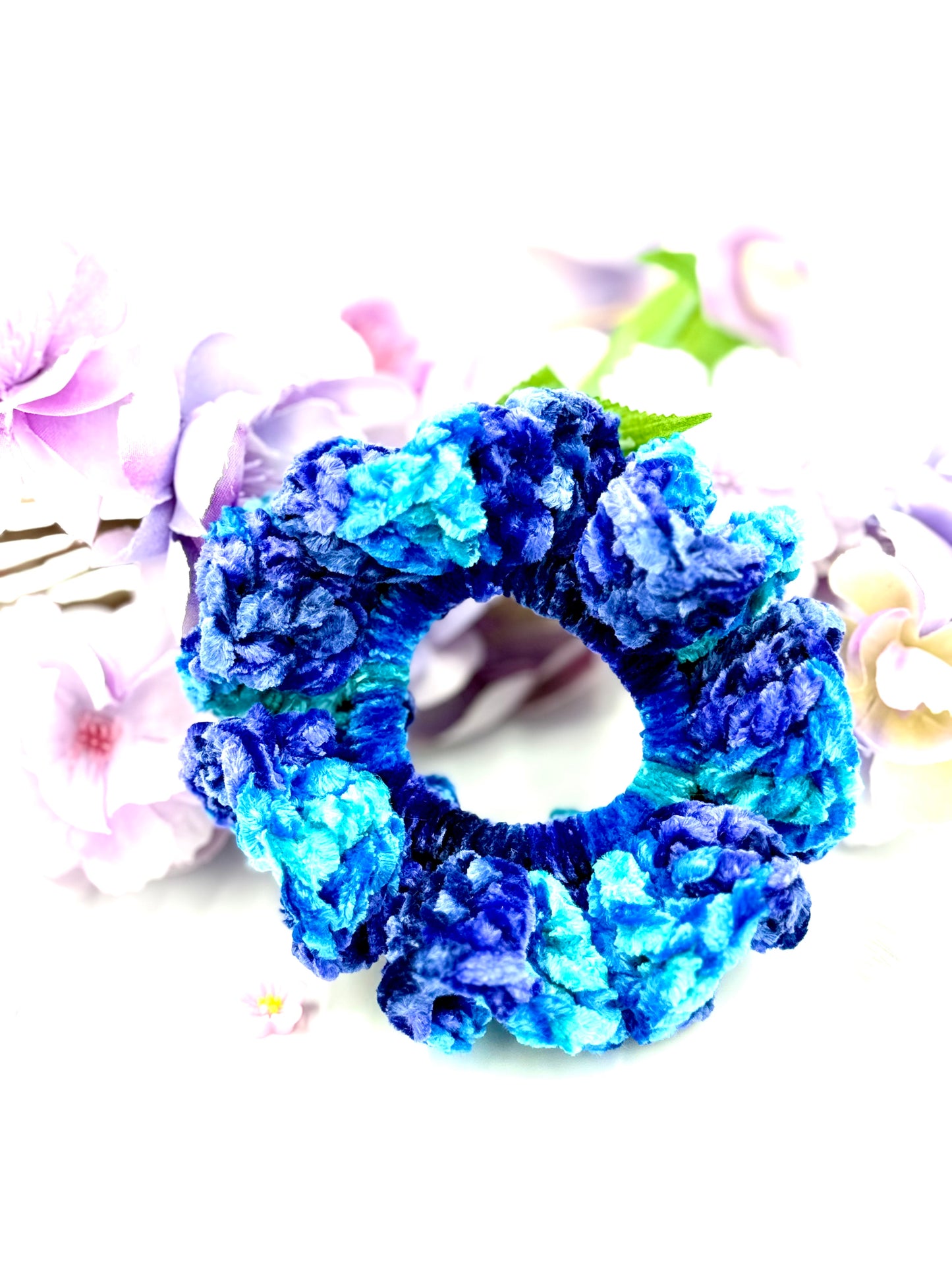 Blue Brilliance Scrunchie