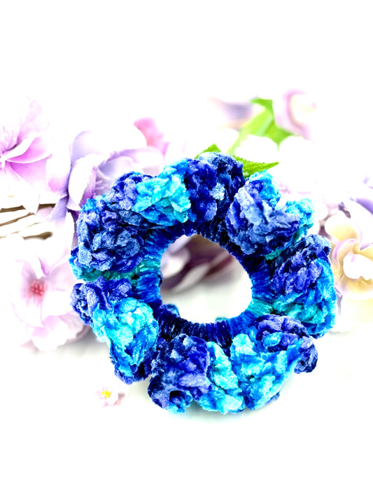 Blue Brilliance Scrunchie