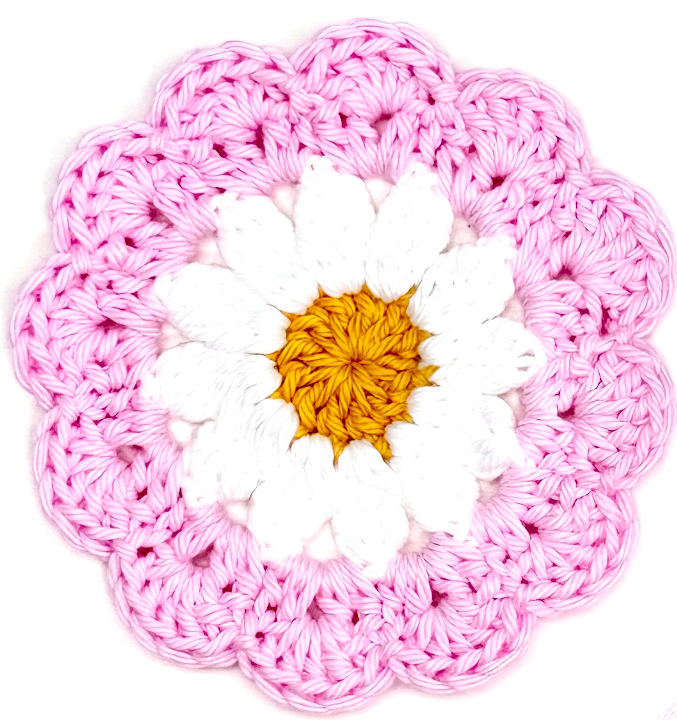 Pink Daisy Coaster