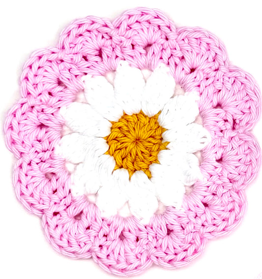Pink Daisy Coaster