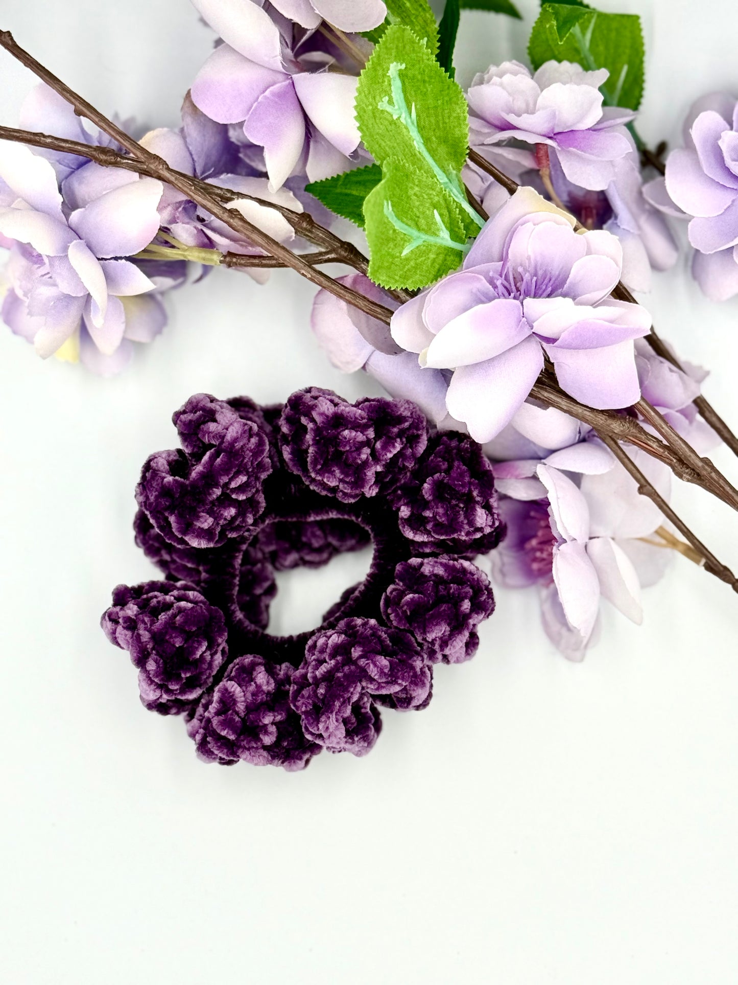 Plum Scrunchie