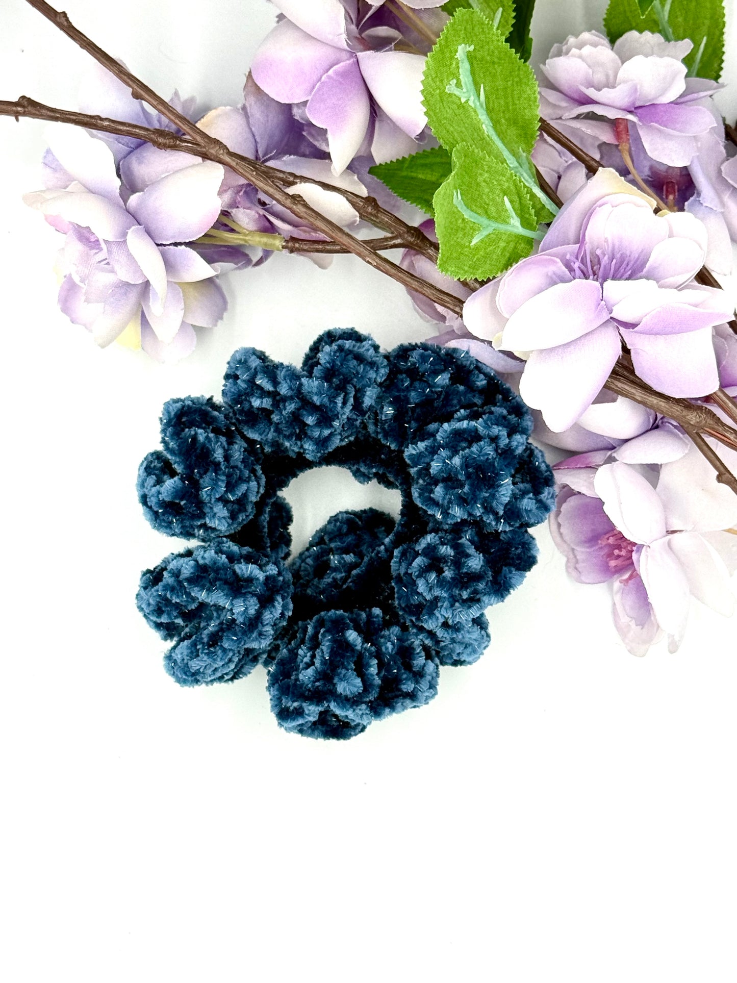 Midnight Sea Sparkle Scrunchie