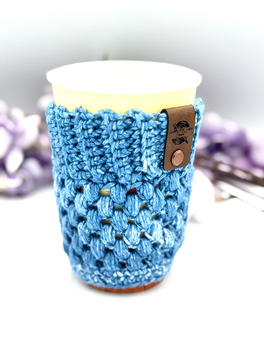 Denim Blue Cup Cozy