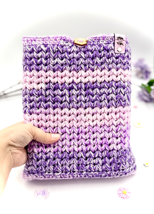 Violet Stripe Large Booksleeve