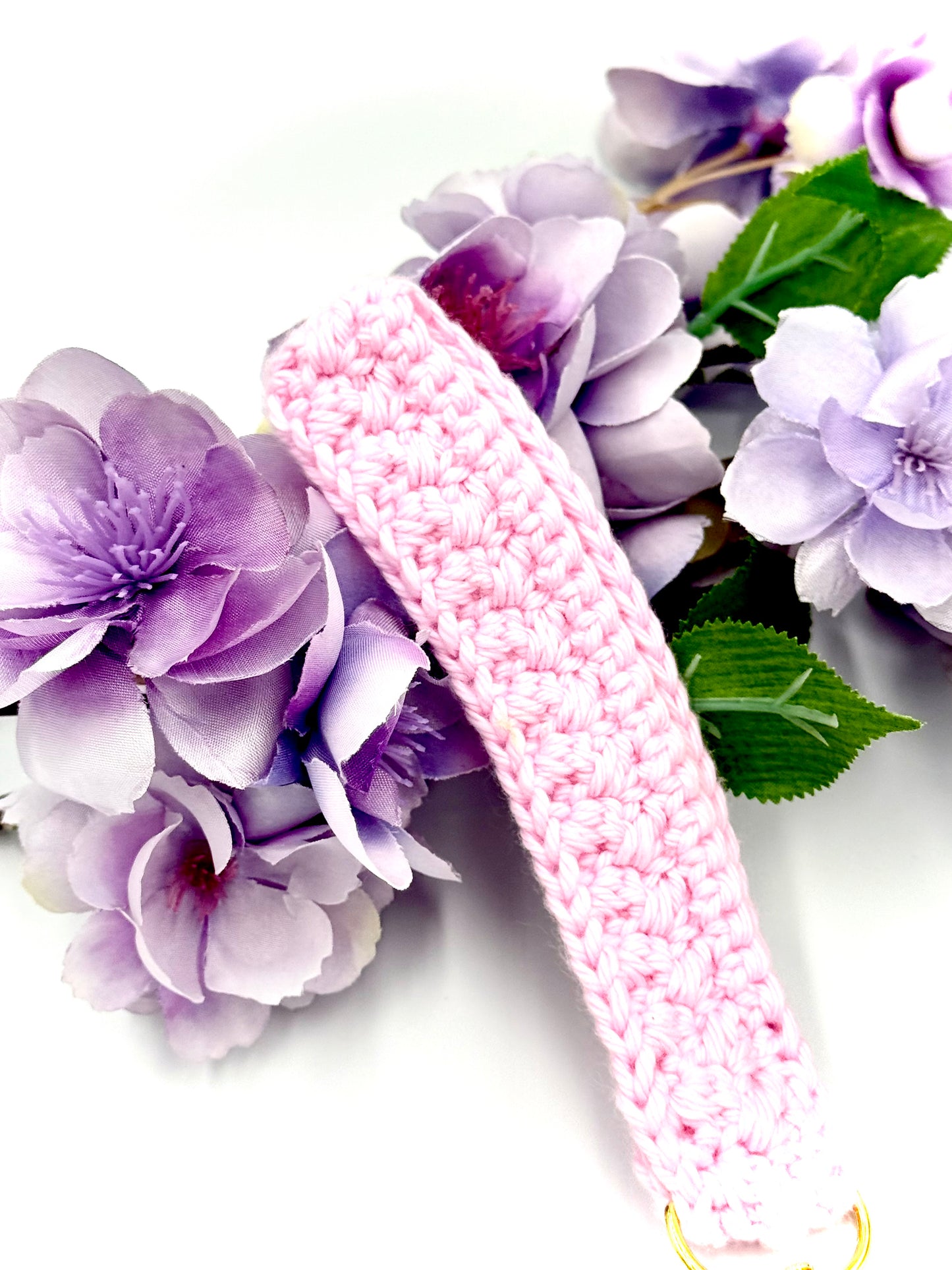 Pink Keychain Wristlet