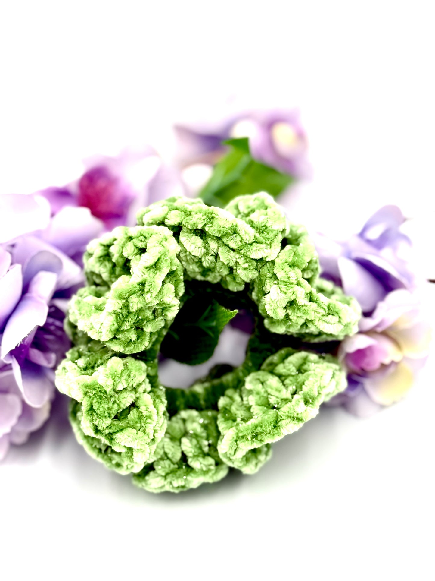 Watercress Sparkle Scrunchie