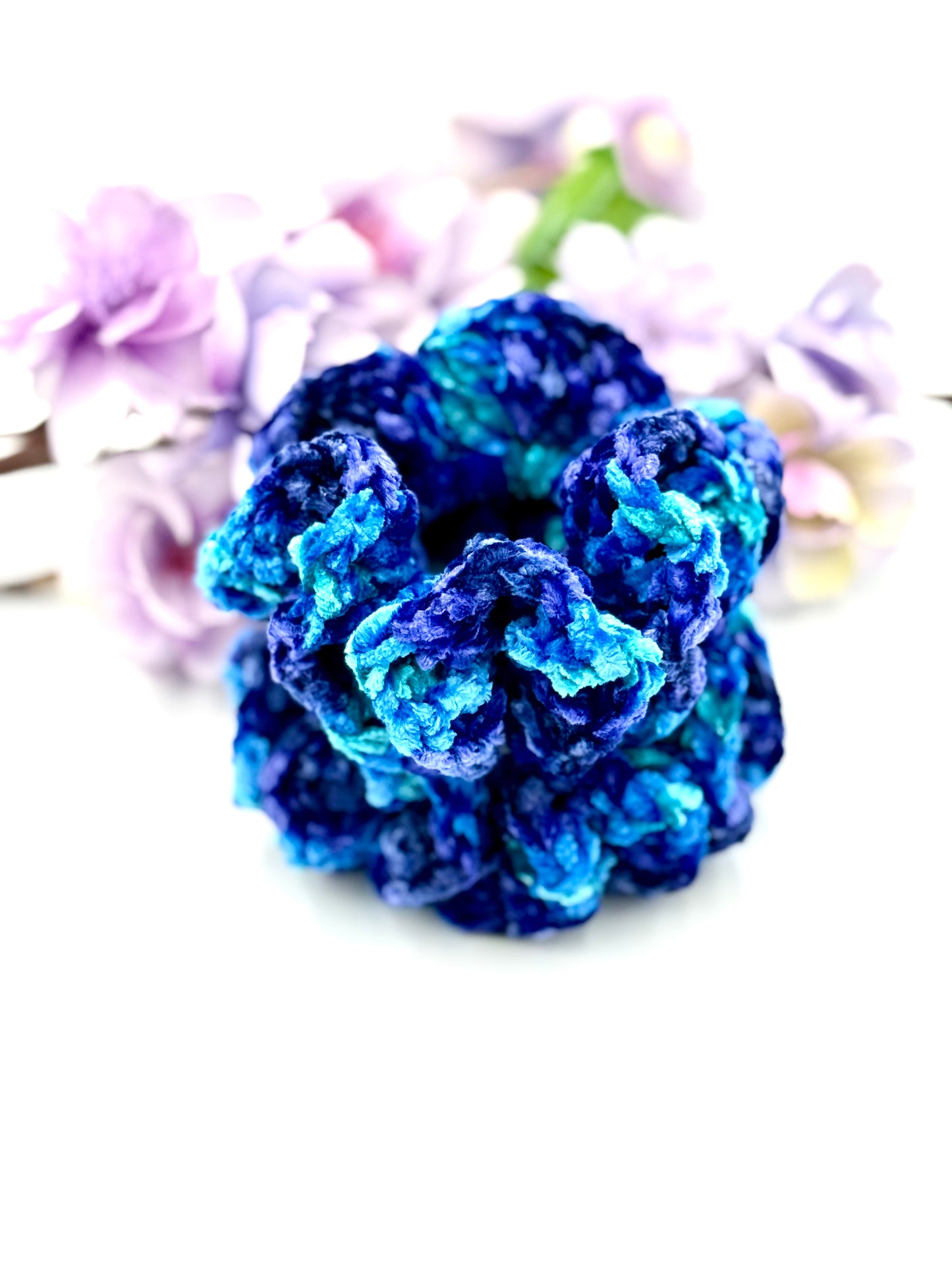 Blue Brilliance Scrunchie