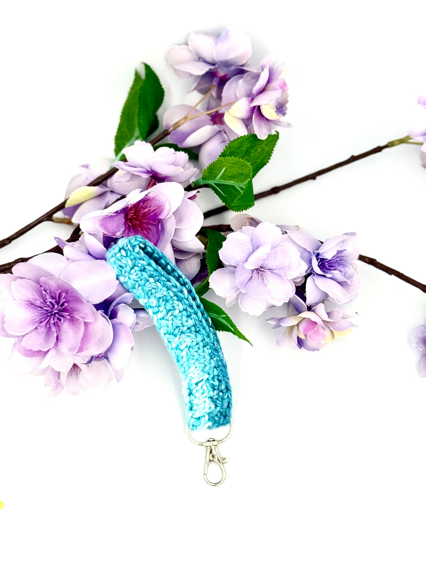 Teal Keychain Wristlet