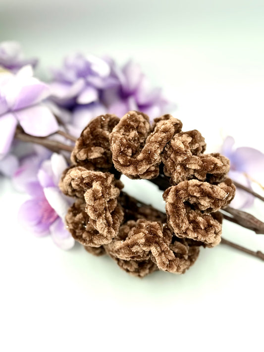 Brown Sugar Sparkle Scrunchie