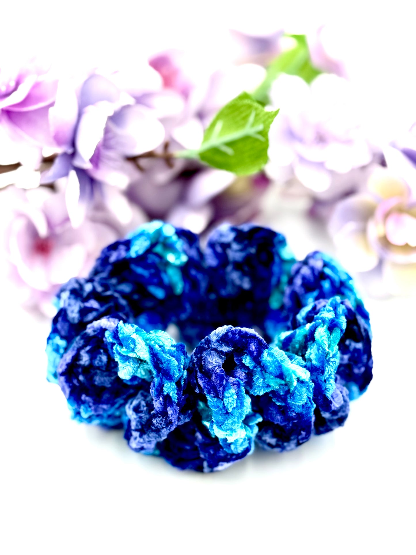 Blue Brilliance Scrunchie