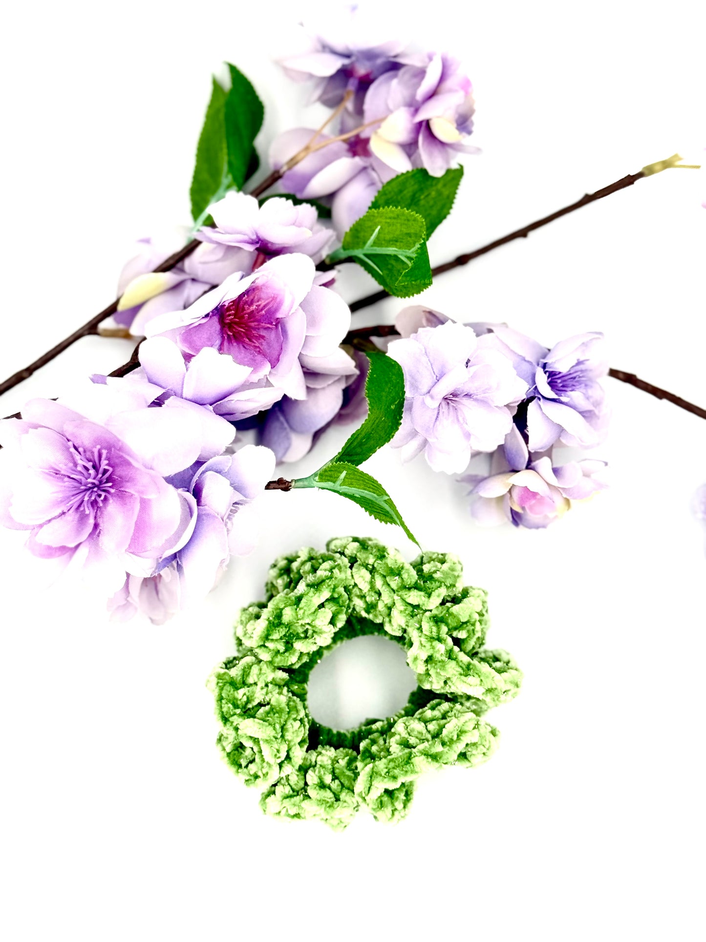 Watercress Sparkle Scrunchie