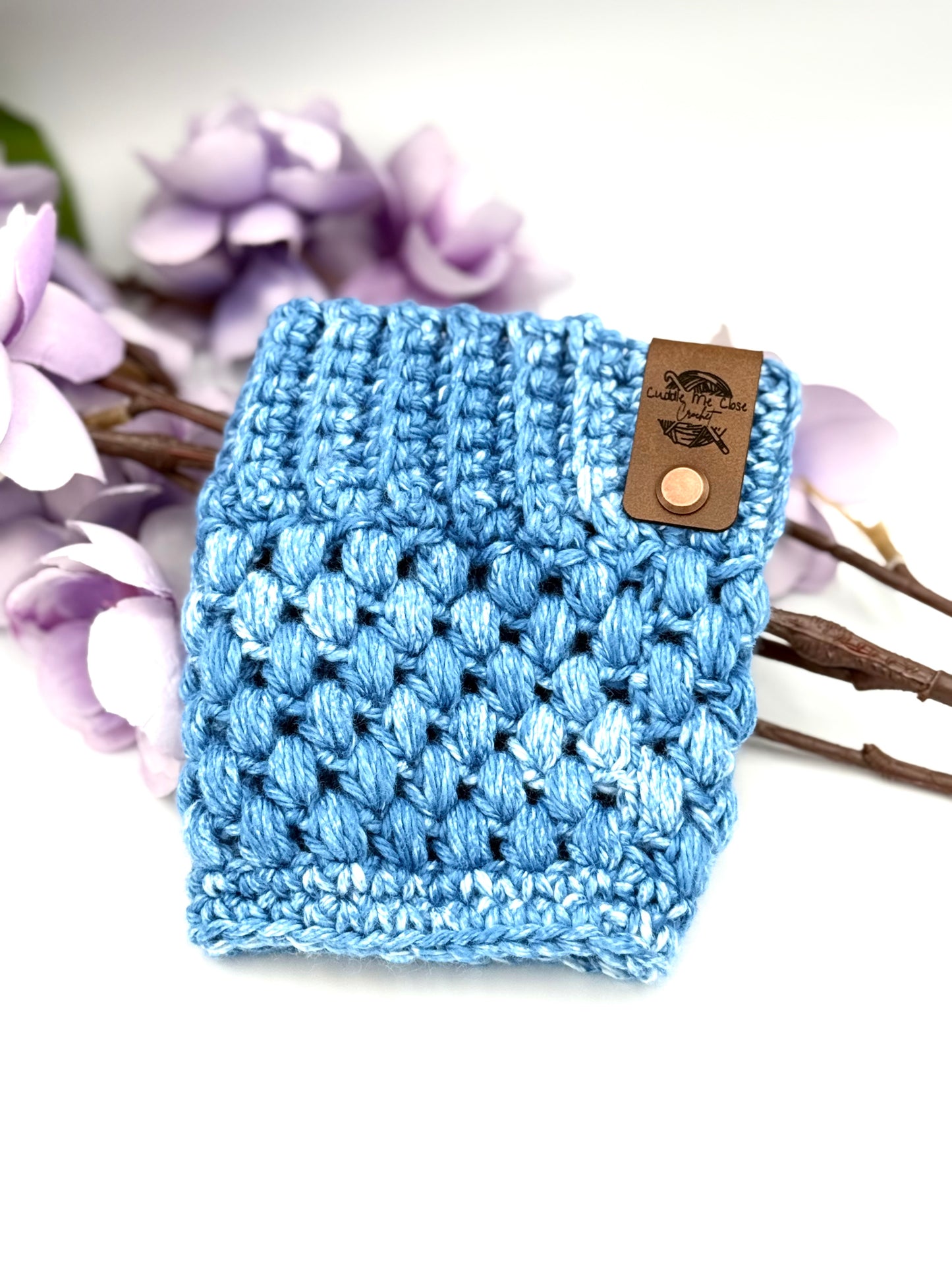 Denim Blue Cup Cozy