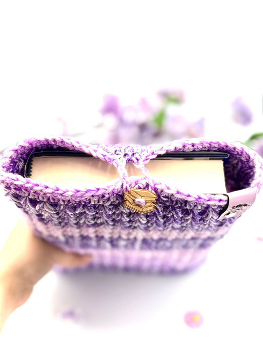 Violet Stripe Large Booksleeve