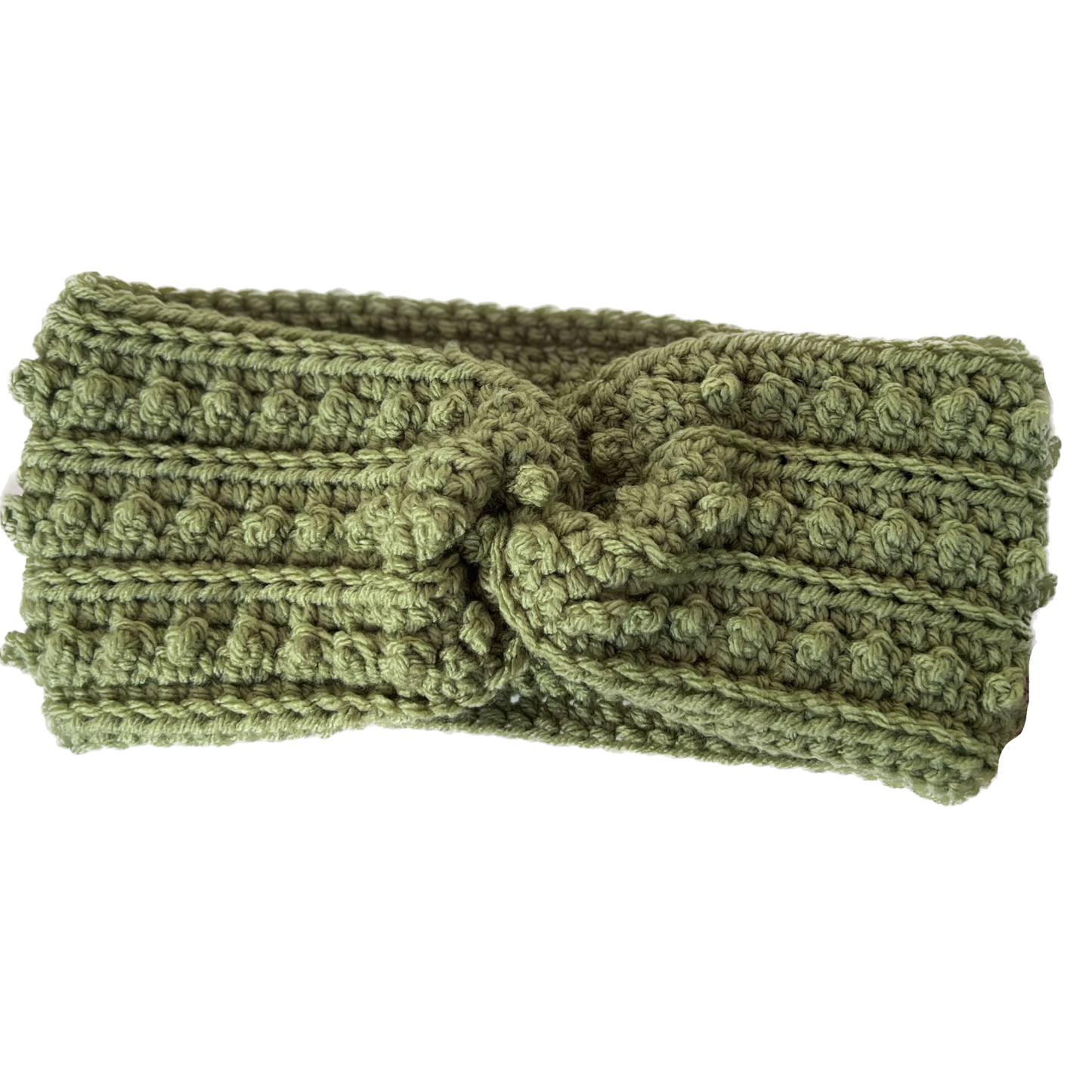 Light Sage Adult Picot Ear Warmer