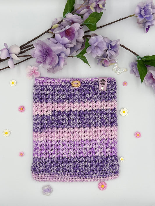 Violet Stripe Large Booksleeve