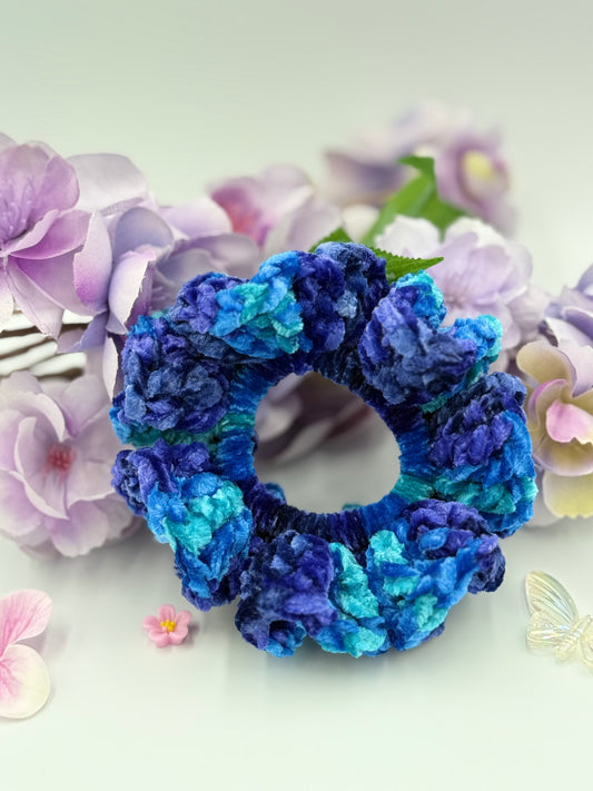 Blue Brilliance Scrunchie