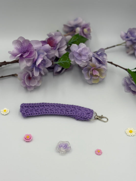 Amethyst Keychain Wristlet