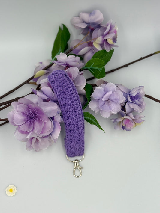 Amethyst Keychain Wristlet