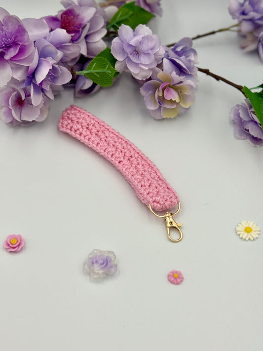 DISCONTINUED Pink Keychain Wristlet