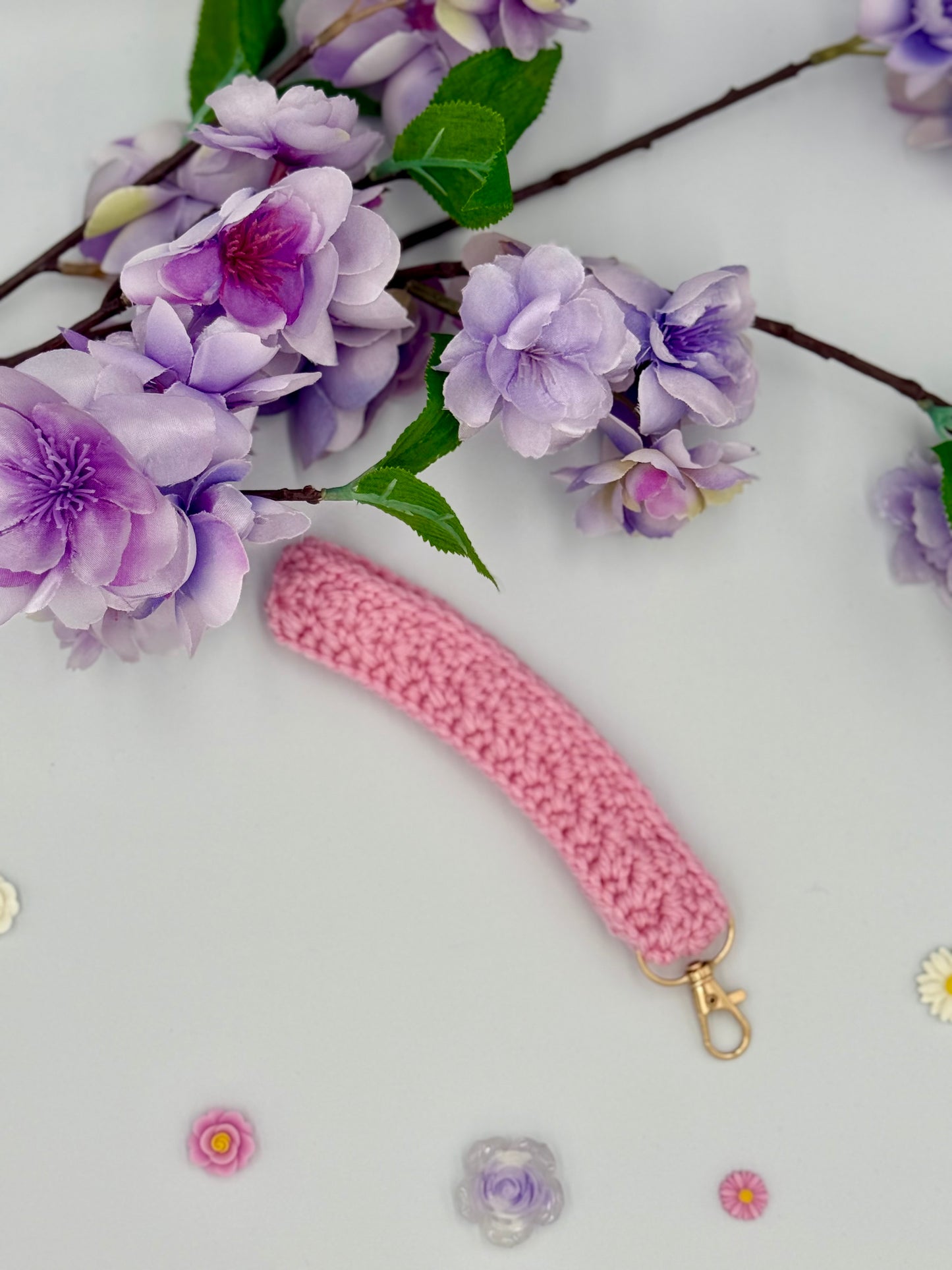 DISCONTINUED Pink Keychain Wristlet