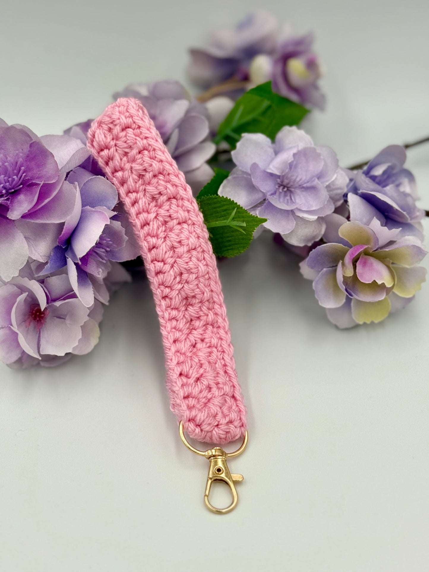 DISCONTINUED Pink Keychain Wristlet