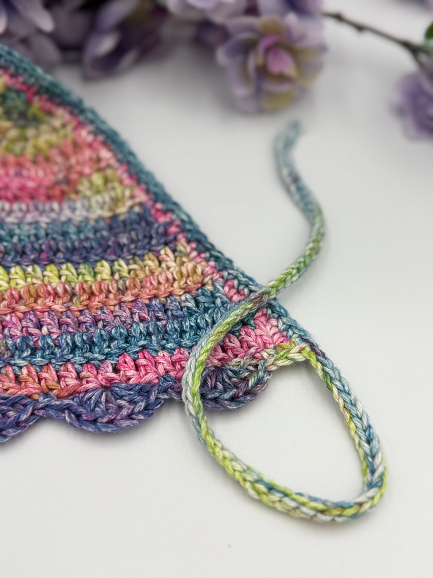 Pink, Green, Purple Bandana