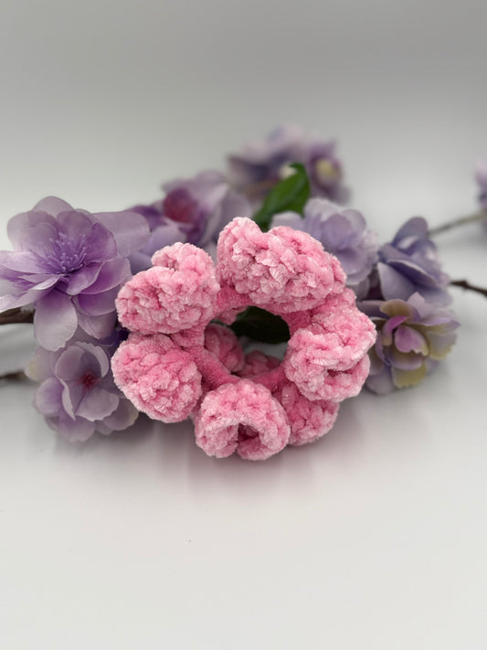 Hot Hot Pink Sparkle Scrunchie
