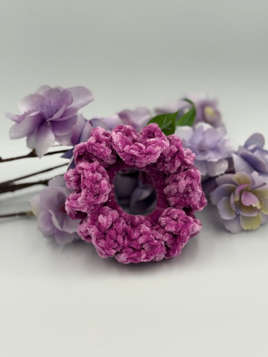Electric Violet Sparkle Scrunchie
