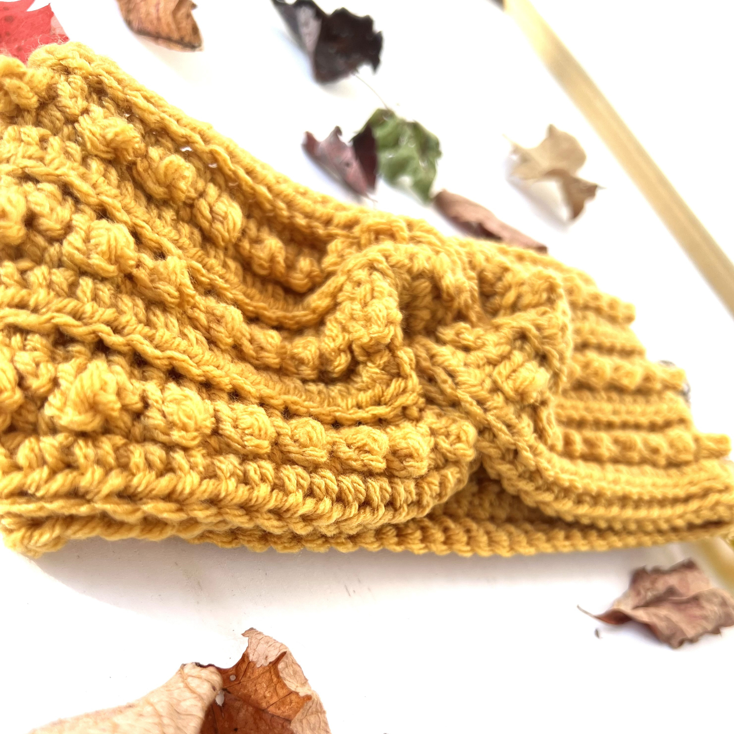 Sungold Adult Picot Ear Warmer
