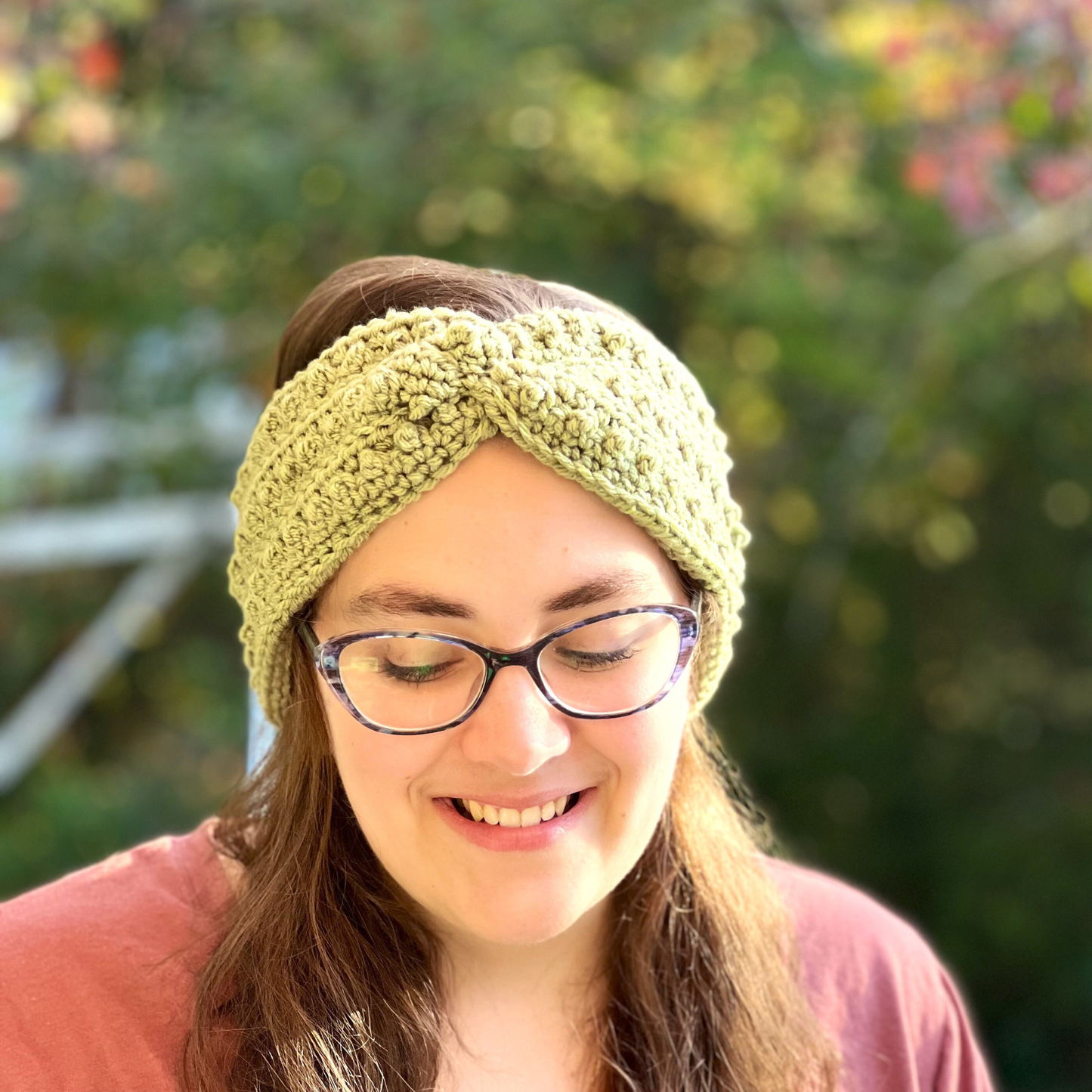 Light Sage Adult Picot Ear Warmer