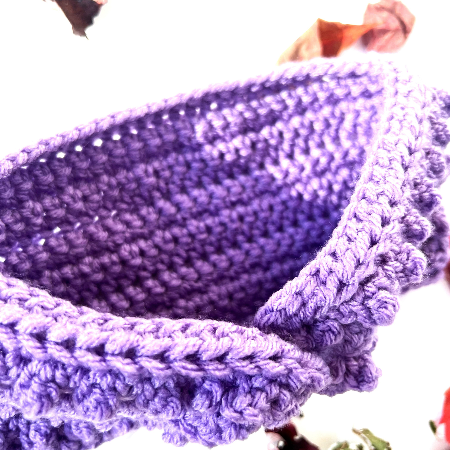 Amethyst Adult Picot Ear Warmer