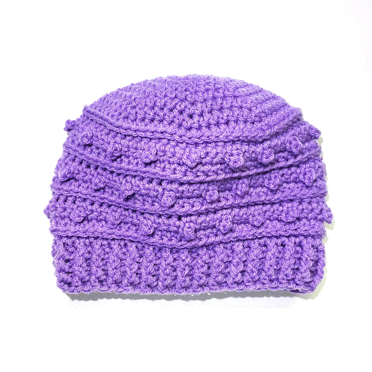 Amethyst Adult Picot Beanie