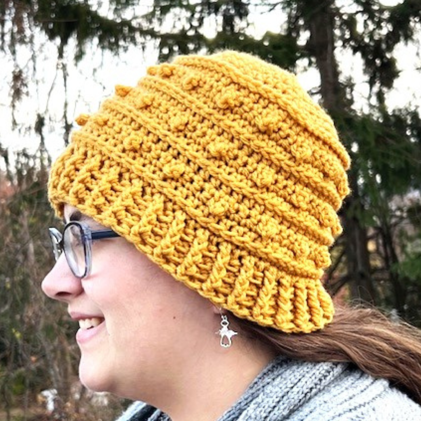 Sungold Adult Picot Beanie